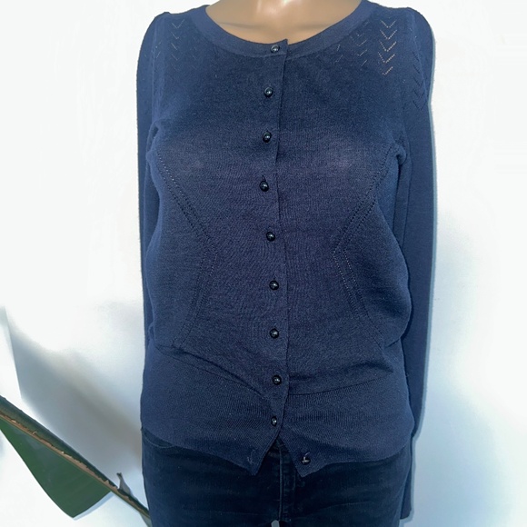 2 Merino Wool XS Sweater Bundle: Navy and Black by Dutch Designer PleinPublique - Picture 3 of 16